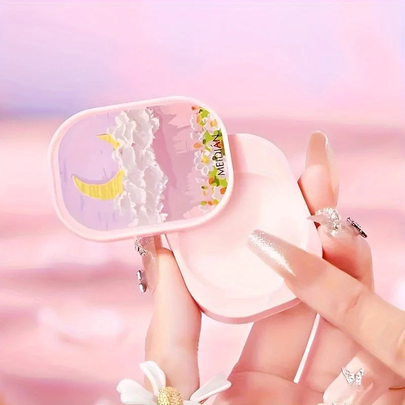 Portable Floral Solid Perfume Balm Set for Women