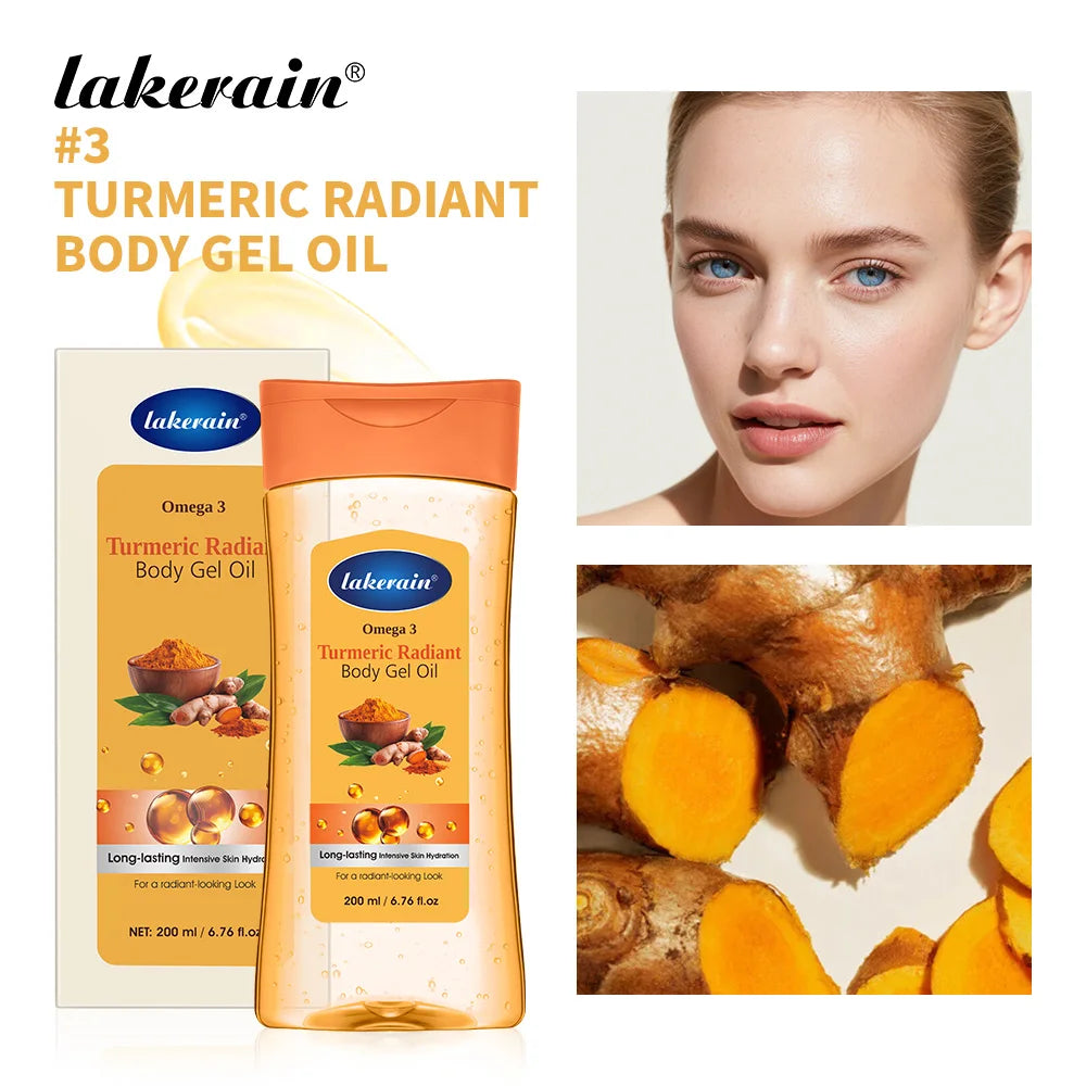 Radiant Glow Nourishing Body Gel Oil for Soft Skin