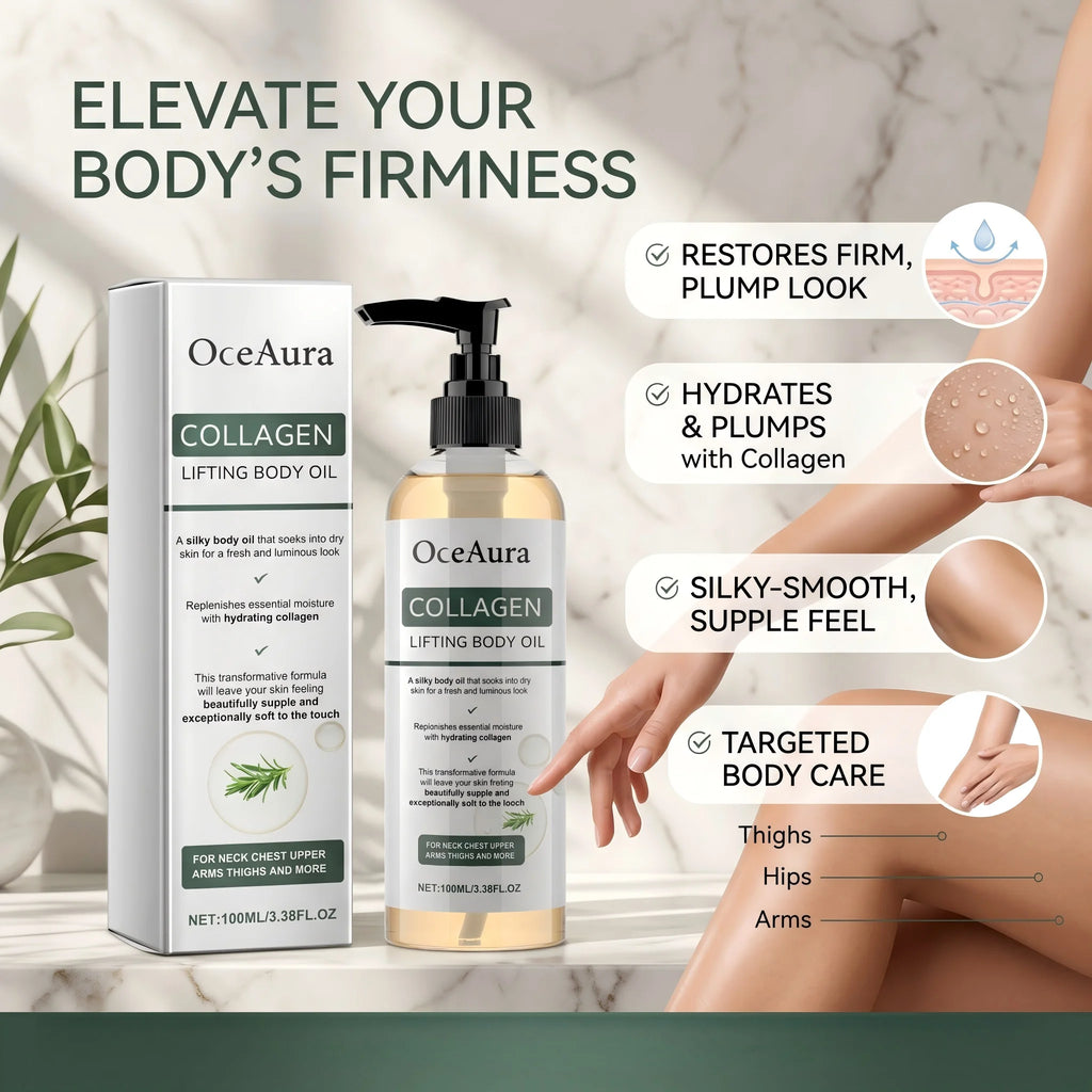 Collagen Firming Body Oil for Skin Tightening and Hydration