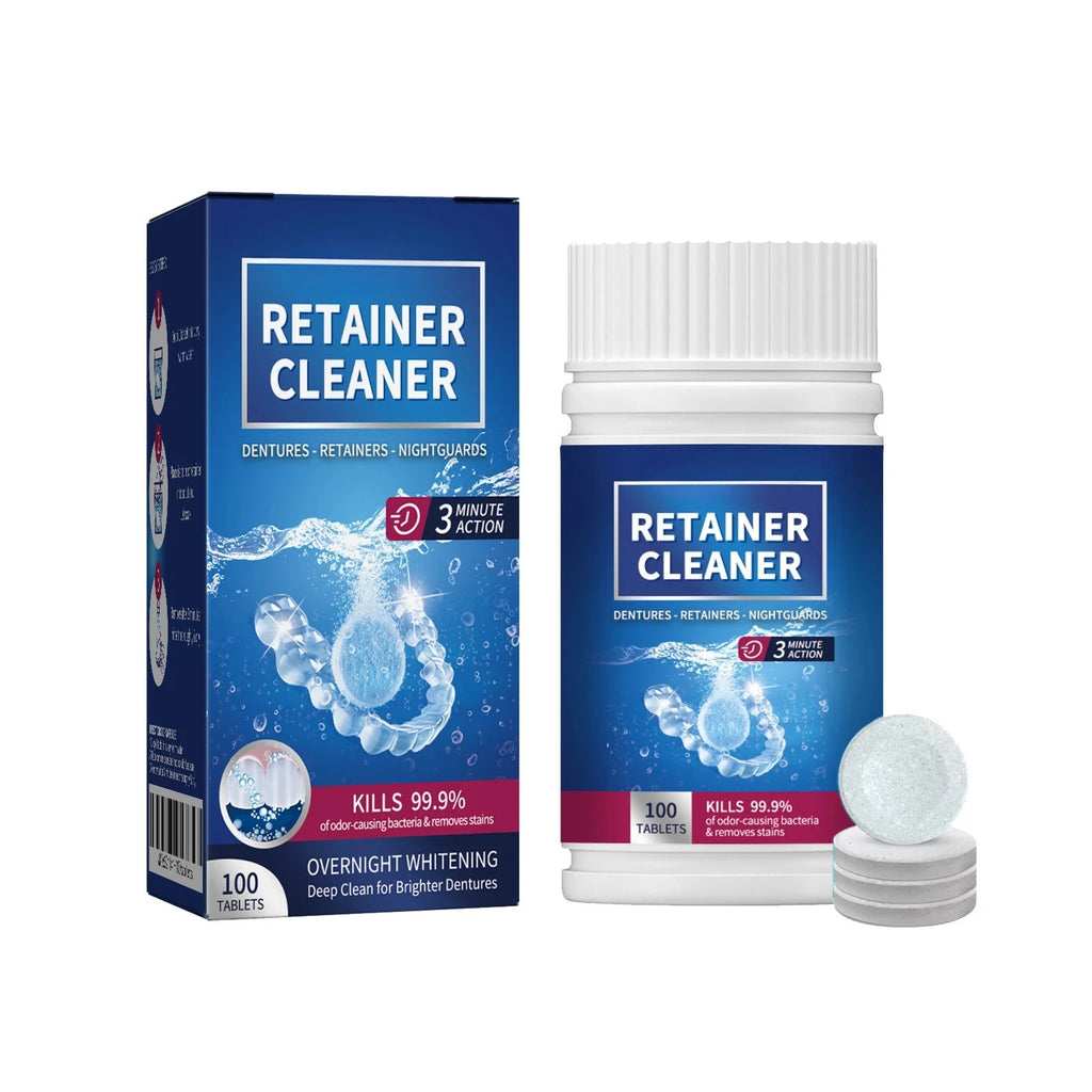 Effervescent Denture and Retainer Cleaning Tablets