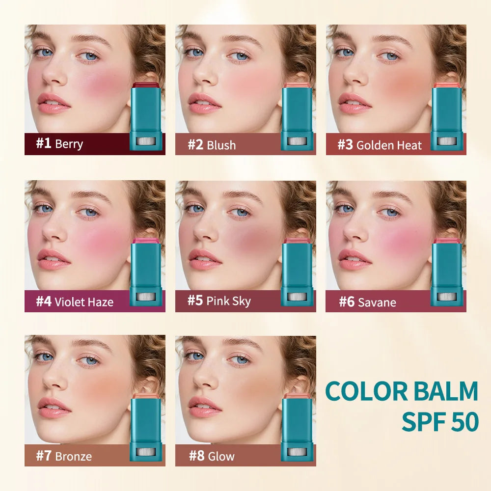 Hydrating SPF 50 Sunscreen Blush Balm Stick
