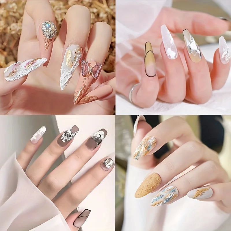 3D Plaster Effect Sand Texture Nail Art Gel - 4
