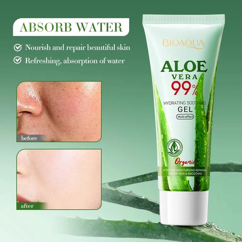 Hydrating Aloe Vera Soothing Gel for Face and Body