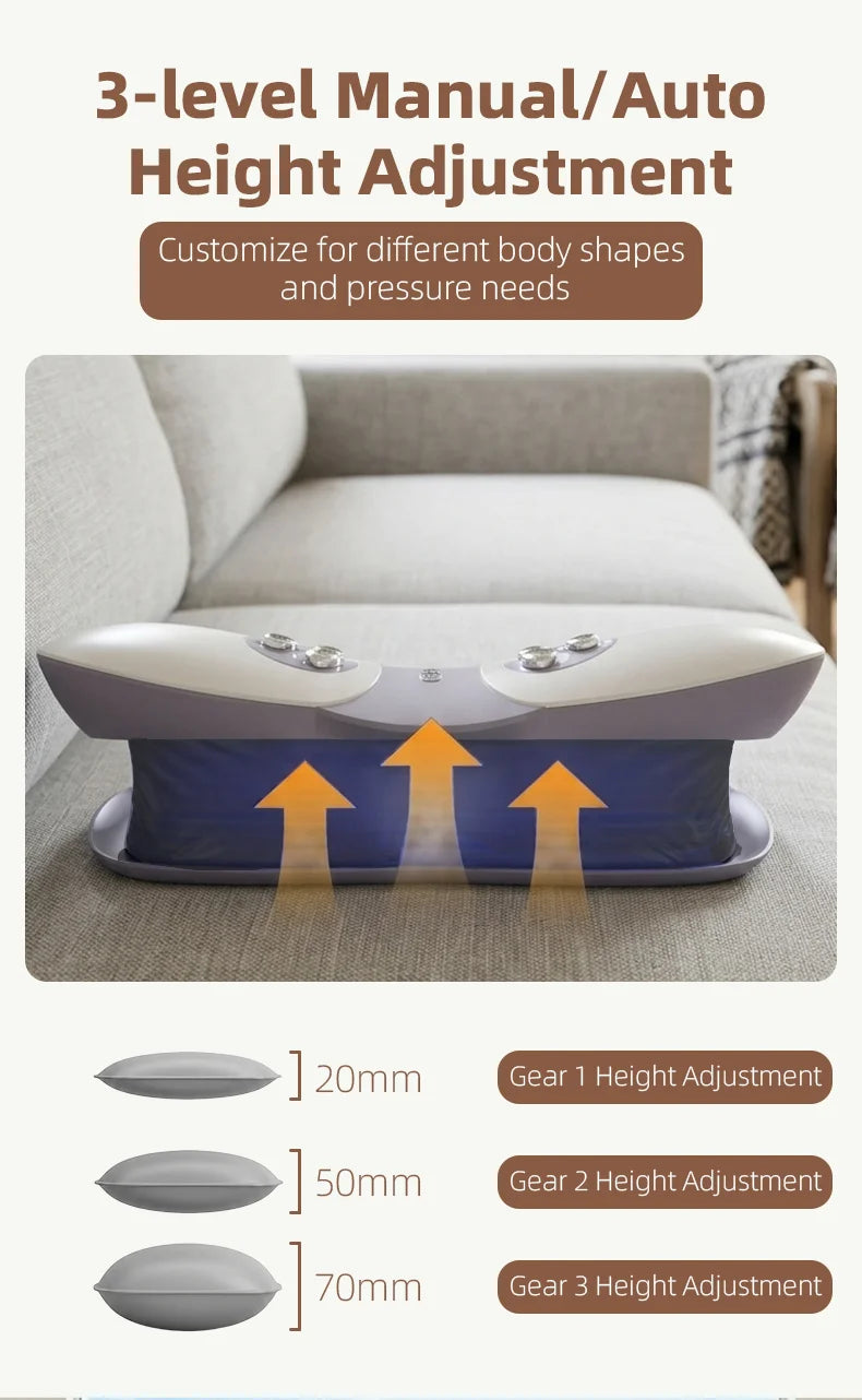 Electric Lumbar Traction Massager for Back Pain Relief
