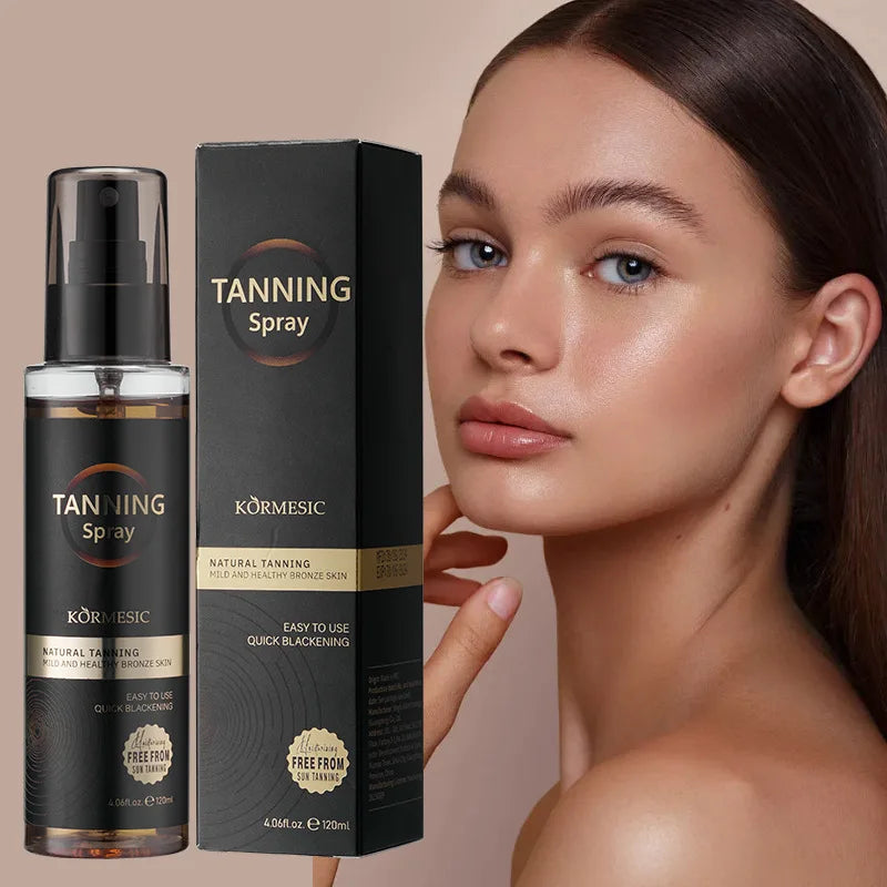 Sunless Self-Tanning Spray for Instant Bronze Glow