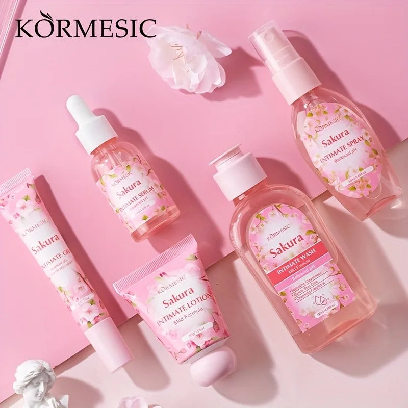 5-Piece Sakura Intimate Care and Hygiene Set - 5