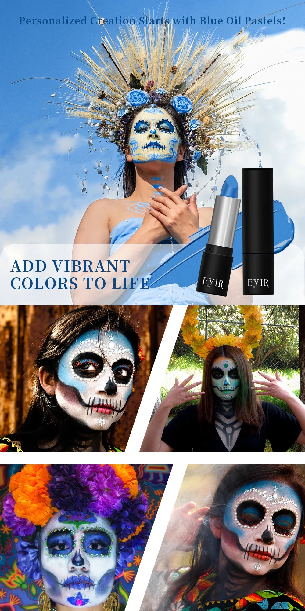 Professional Waterproof Face and Body Paint Stick