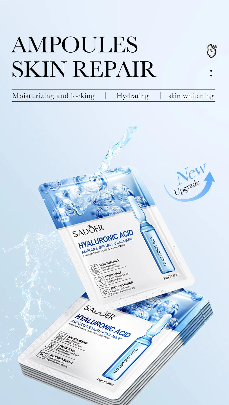 Hydrating Hyaluronic Acid Sheet Masks for Radiant Skin - 8