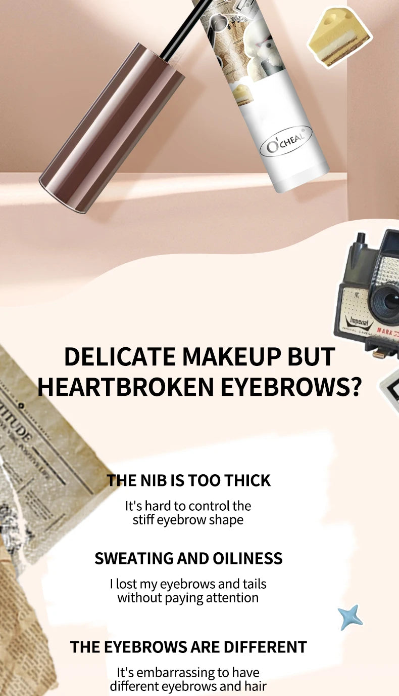 Waterproof Smudge-Proof Eyebrow Tint Gel - 8