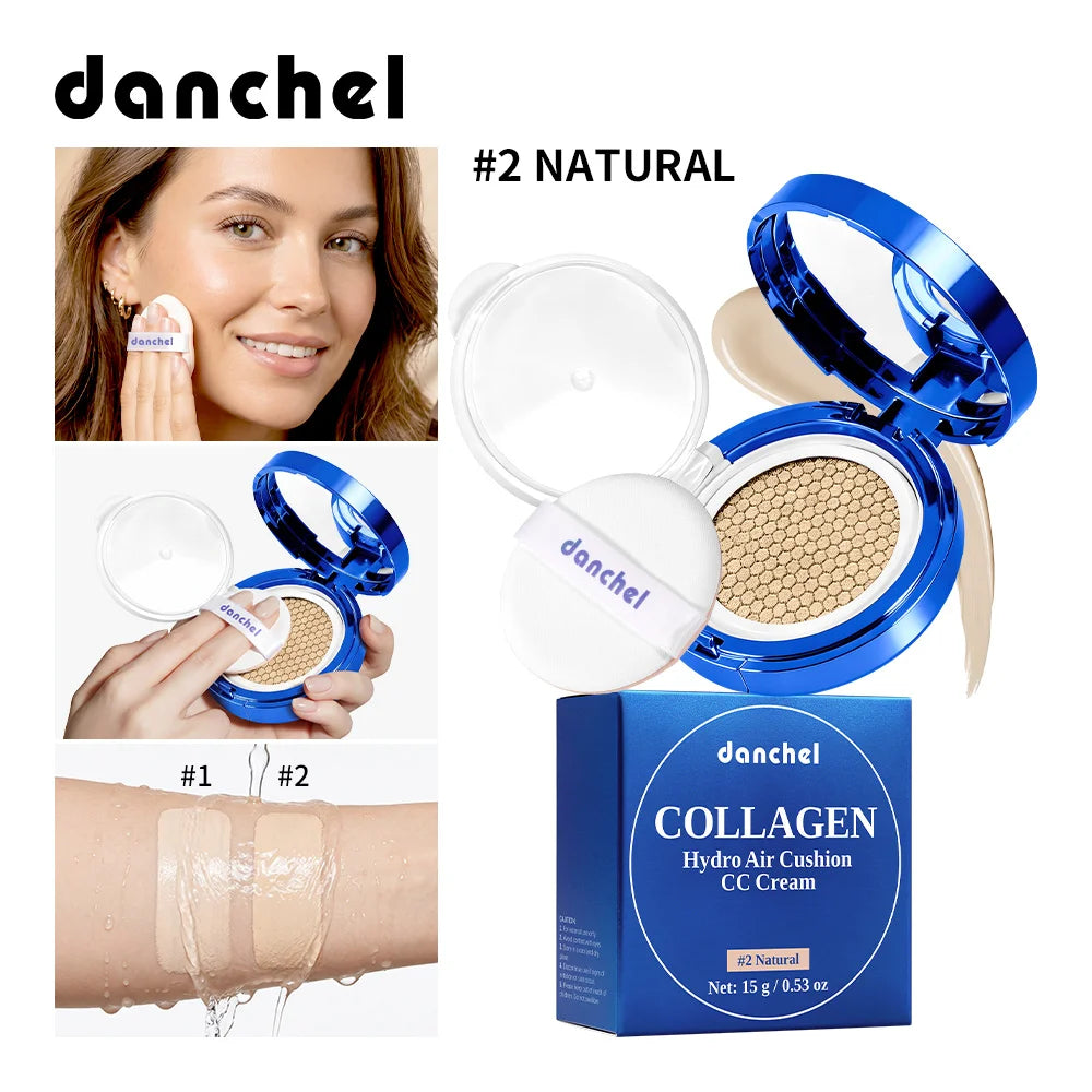 Collagen Hydrating Air Cushion CC Cream for Flawless Dewy Skin - 1