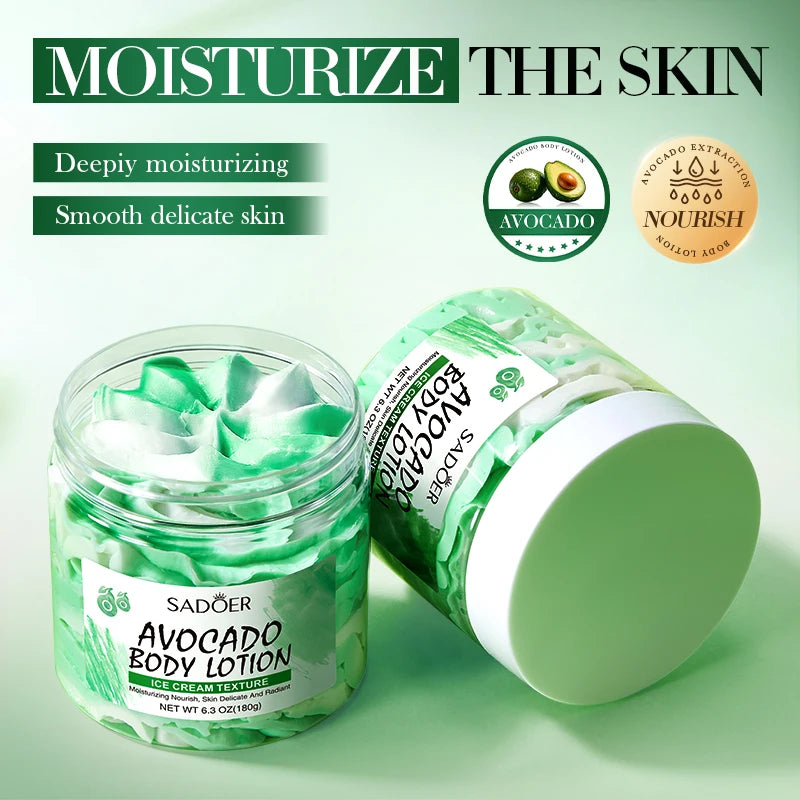 Deeply Moisturizing Avocado Body Lotion for Dry Skin