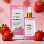 Soothing Strawberry After-Shave Oil for Sensitive Skin