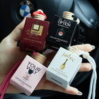 Hanging Glass Car Air Freshener Perfume Bottle