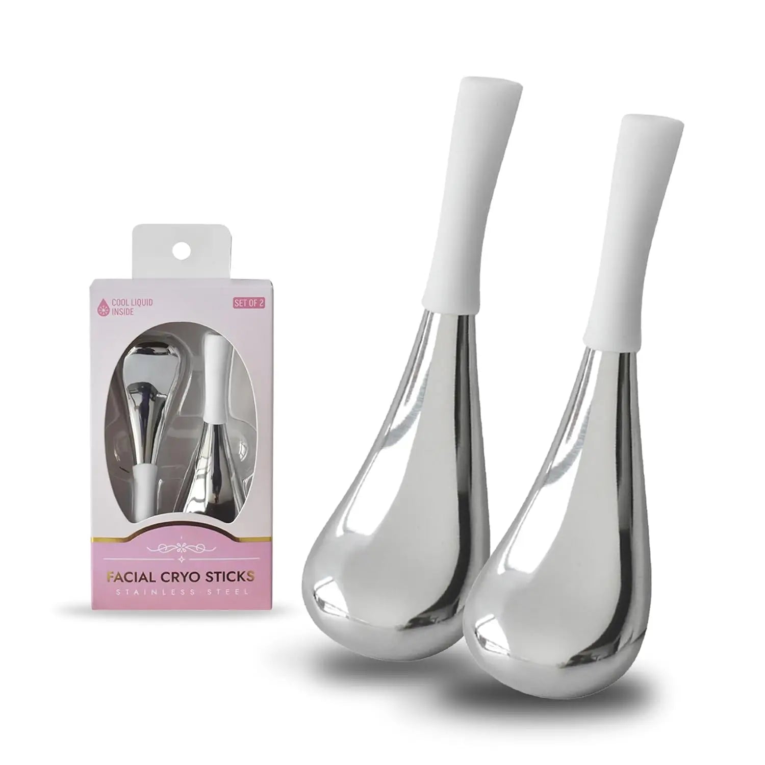 Stainless Steel Facial Cryo Sticks for Puffiness and Skin Cooling - 1