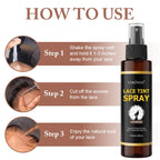 Dark Brown Lace Tint Spray for Natural Wig Blending