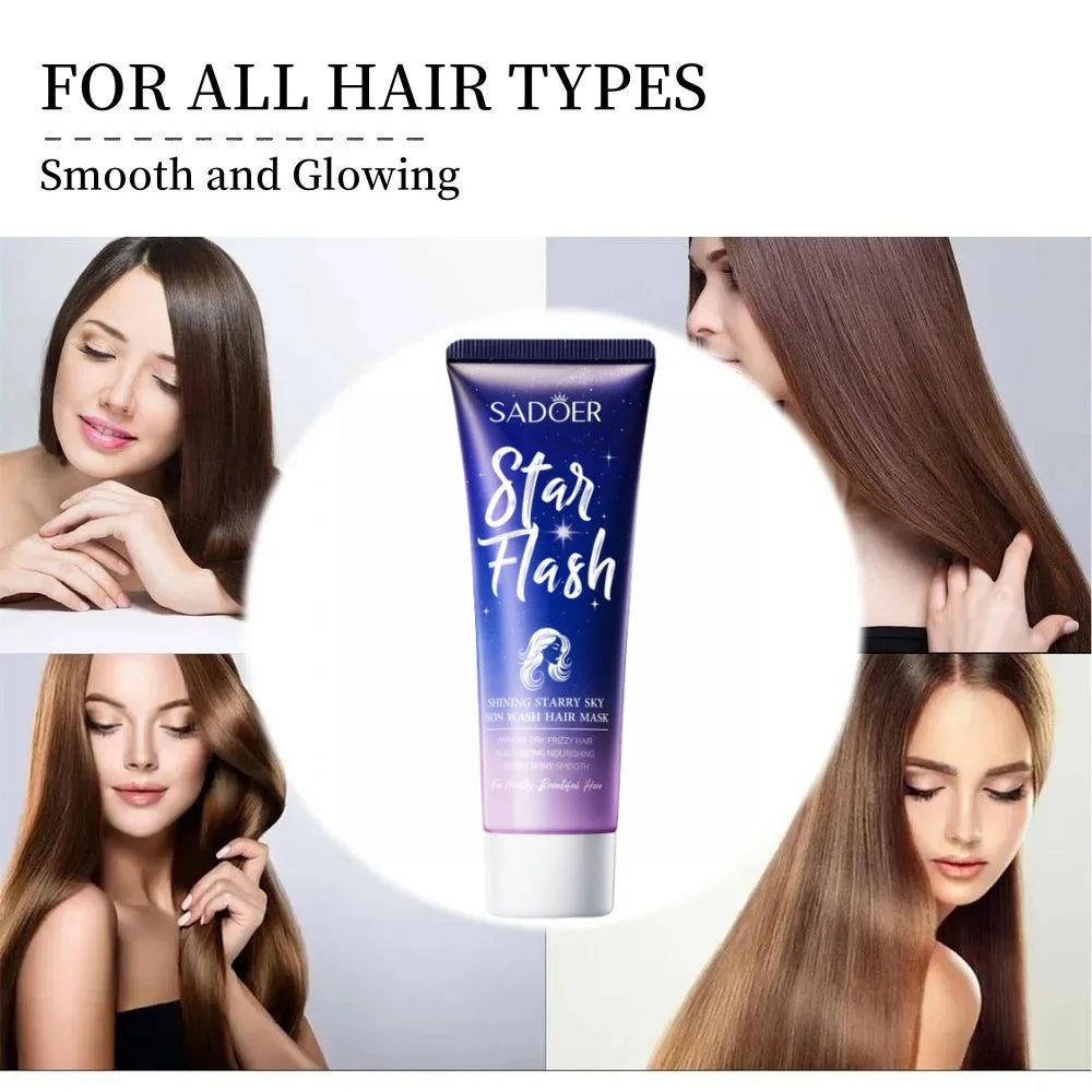 Leave-In Smoothing Hair Mask for Frizzy Hair - 9