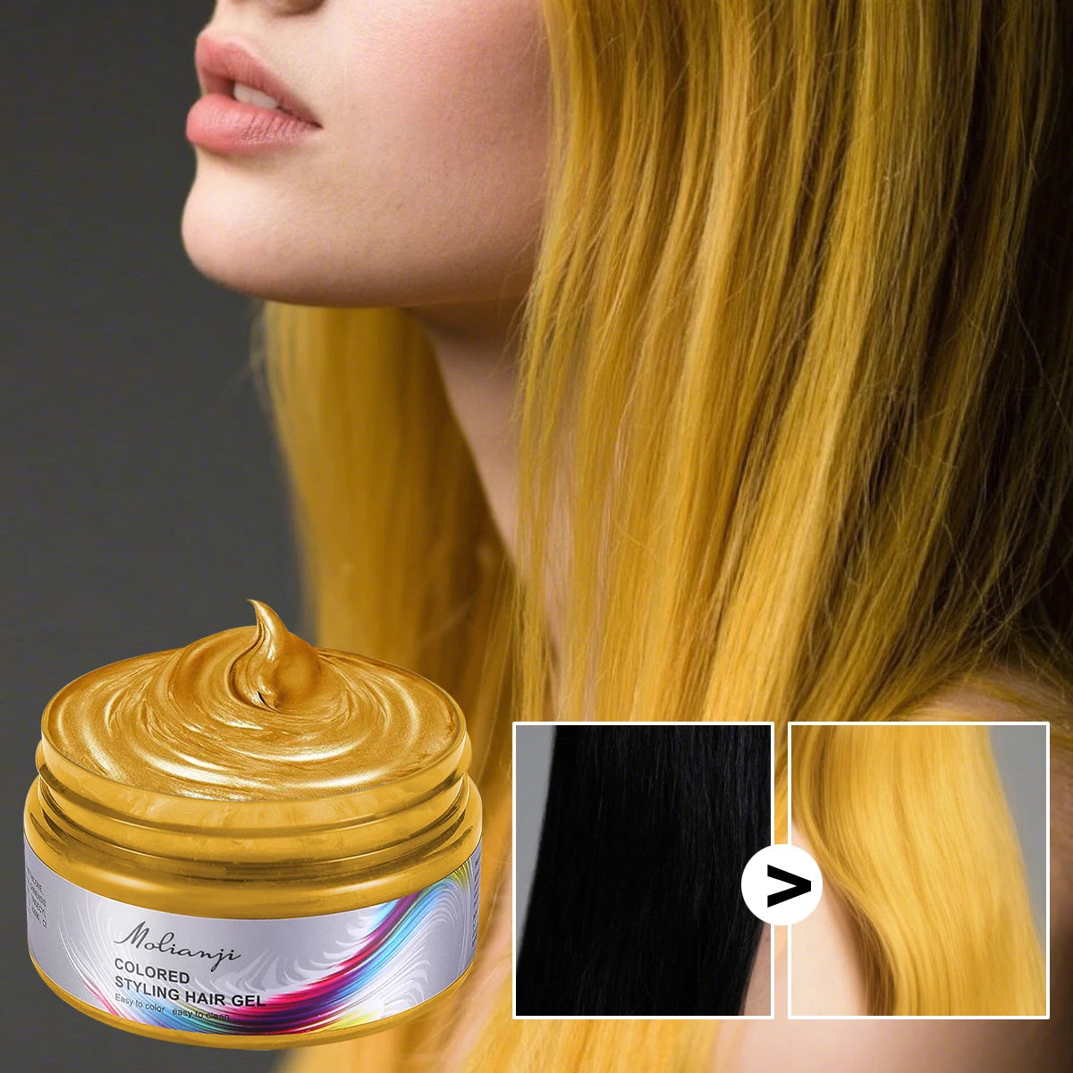 Temporary Color Hair Styling Wax