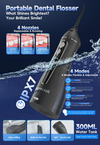 Electric Water Flosser and Sonic Toothbrush Oral Care Set