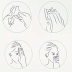 Portable Oil Blotting Sheets with Mirror and Puff