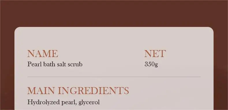 Exfoliating Body Bath Salt Scrub for Smooth Radiant Skin