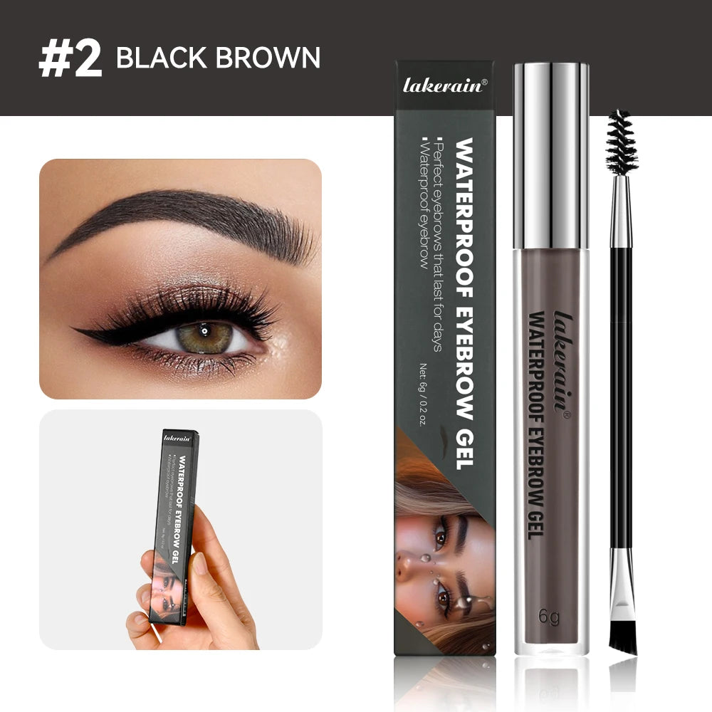 Waterproof Eyebrow Gel Set for Natural Long-Lasting Brows