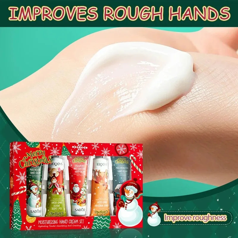 Festive Christmas Hand Cream Set for Deep Hydration