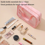 Waterproof Transparent Travel Toiletry and Cosmetic Organizer Bag