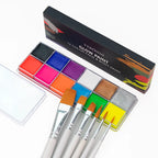12-Color UV Luminous Face and Body Paint Palette
