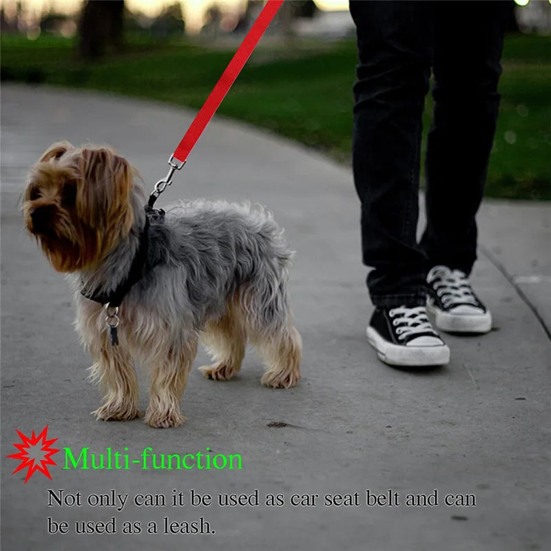 Adjustable Safety Seat Belt for Dogs and Cats