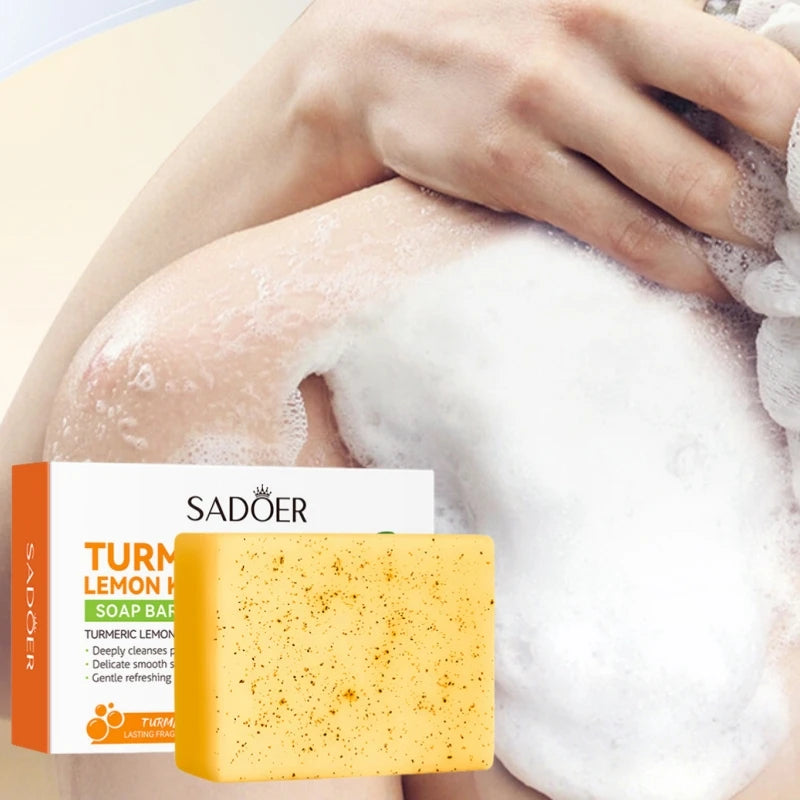 Turmeric and Lemon Brightening Cleansing Soap Bar