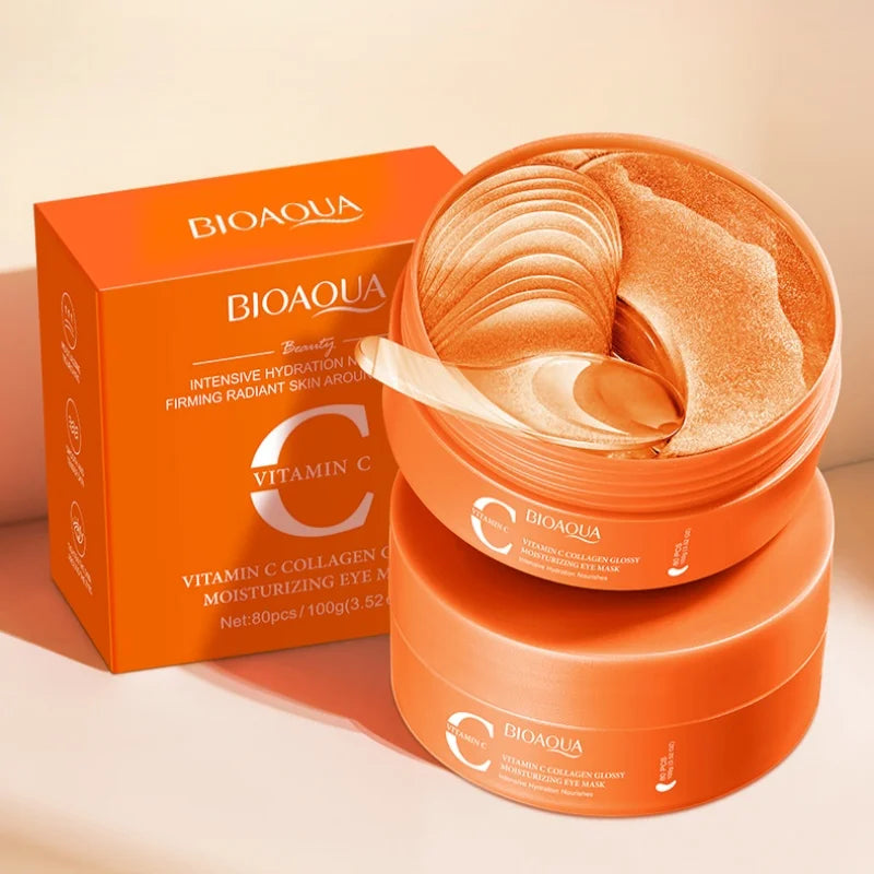 Vitamin C Brightening Eye Masks for Dark Circles and Puffiness