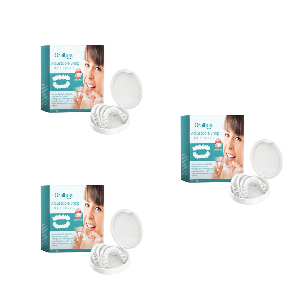 Adjustable Snap-On Cosmetic Dentures for Smile Restoration