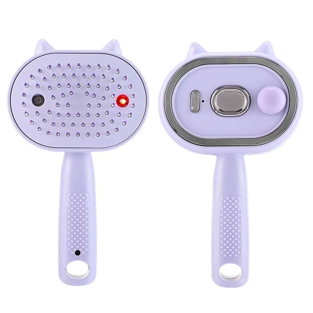 3-in-1 Hydrating Steam Hair Brush and Scalp Massager
