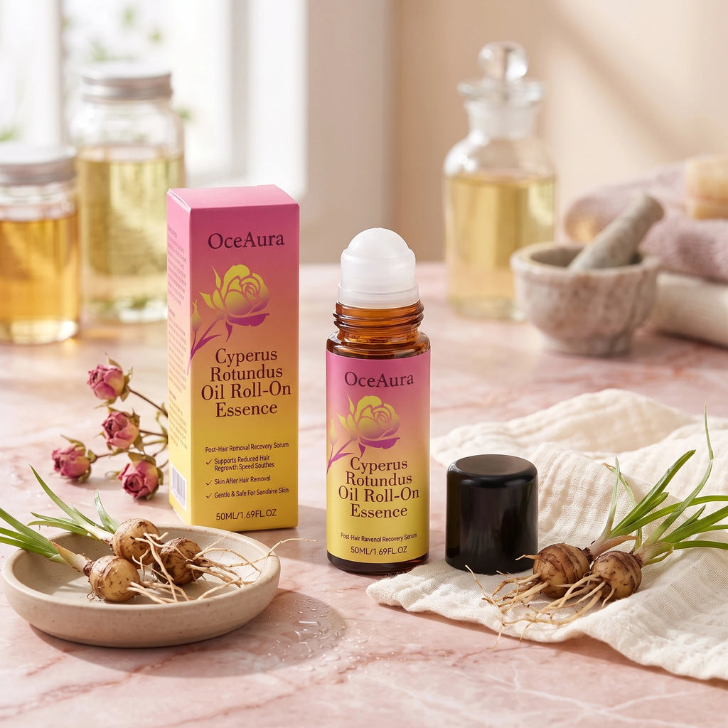 Soothing Roll-On Oil for Post-Hair Removal Skin Care