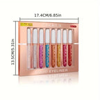 Waterproof Colorful Liquid Eyeliner Set