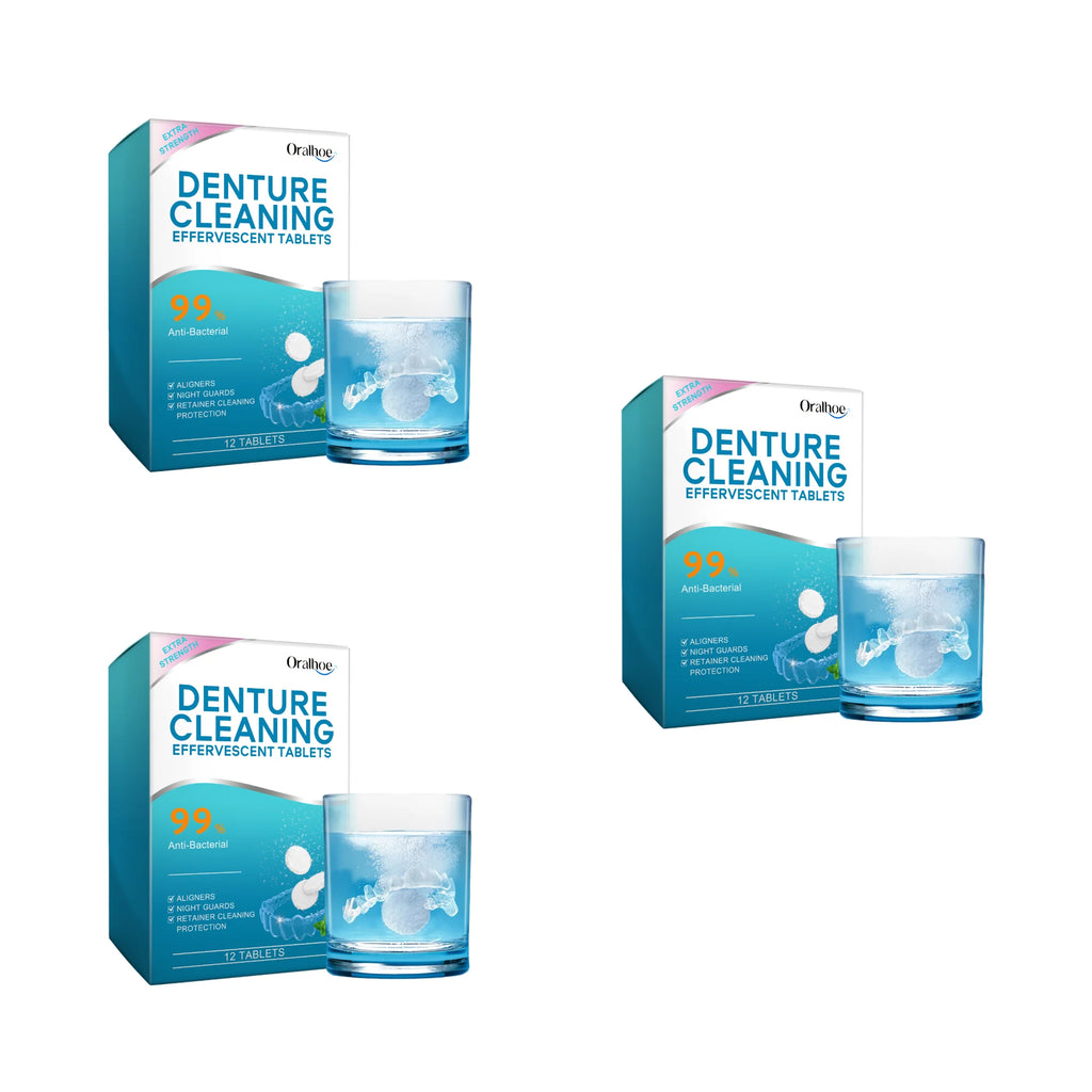 Effervescent Denture and Retainer Cleaning Tablets