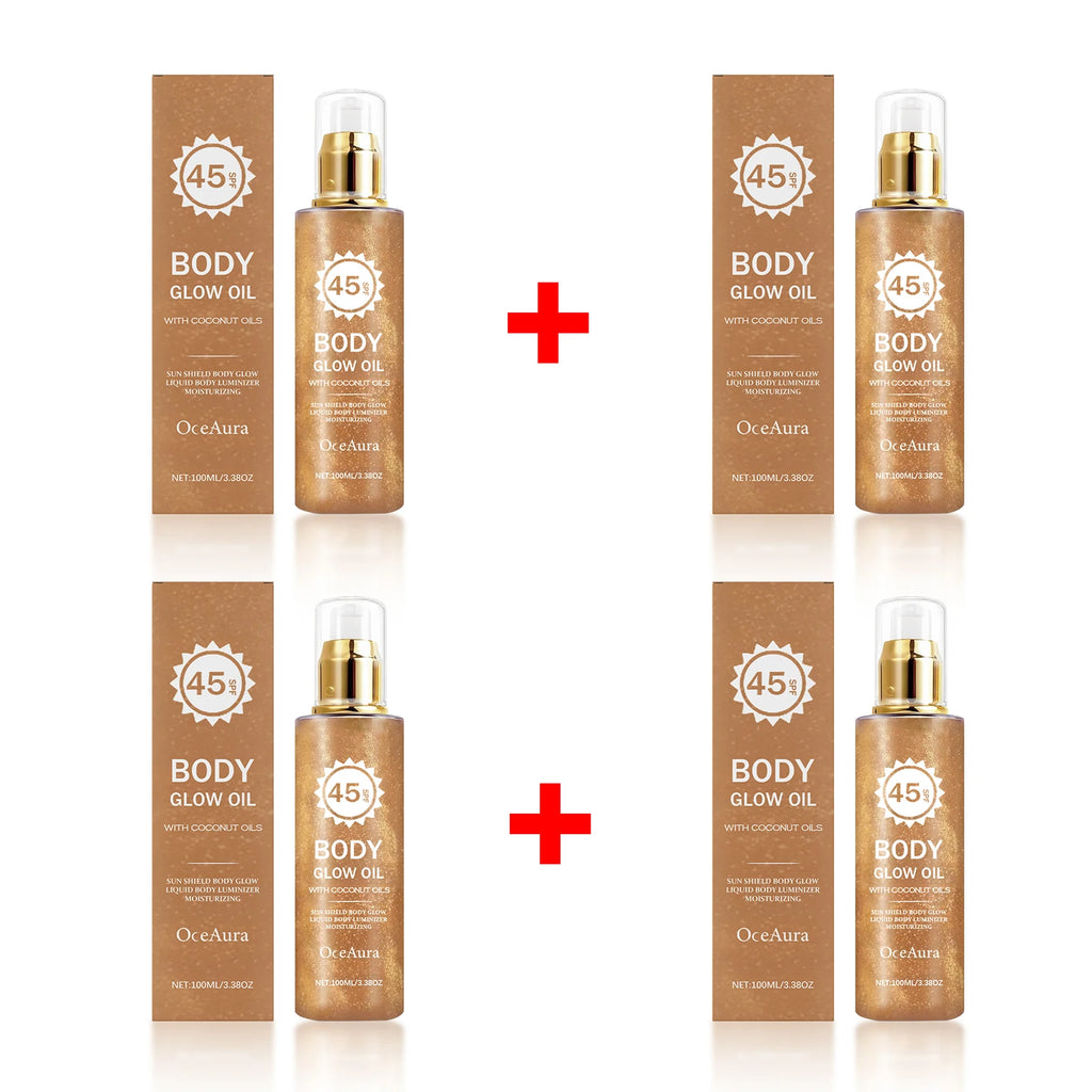 SPF 45 Shimmering Body Glow Oil