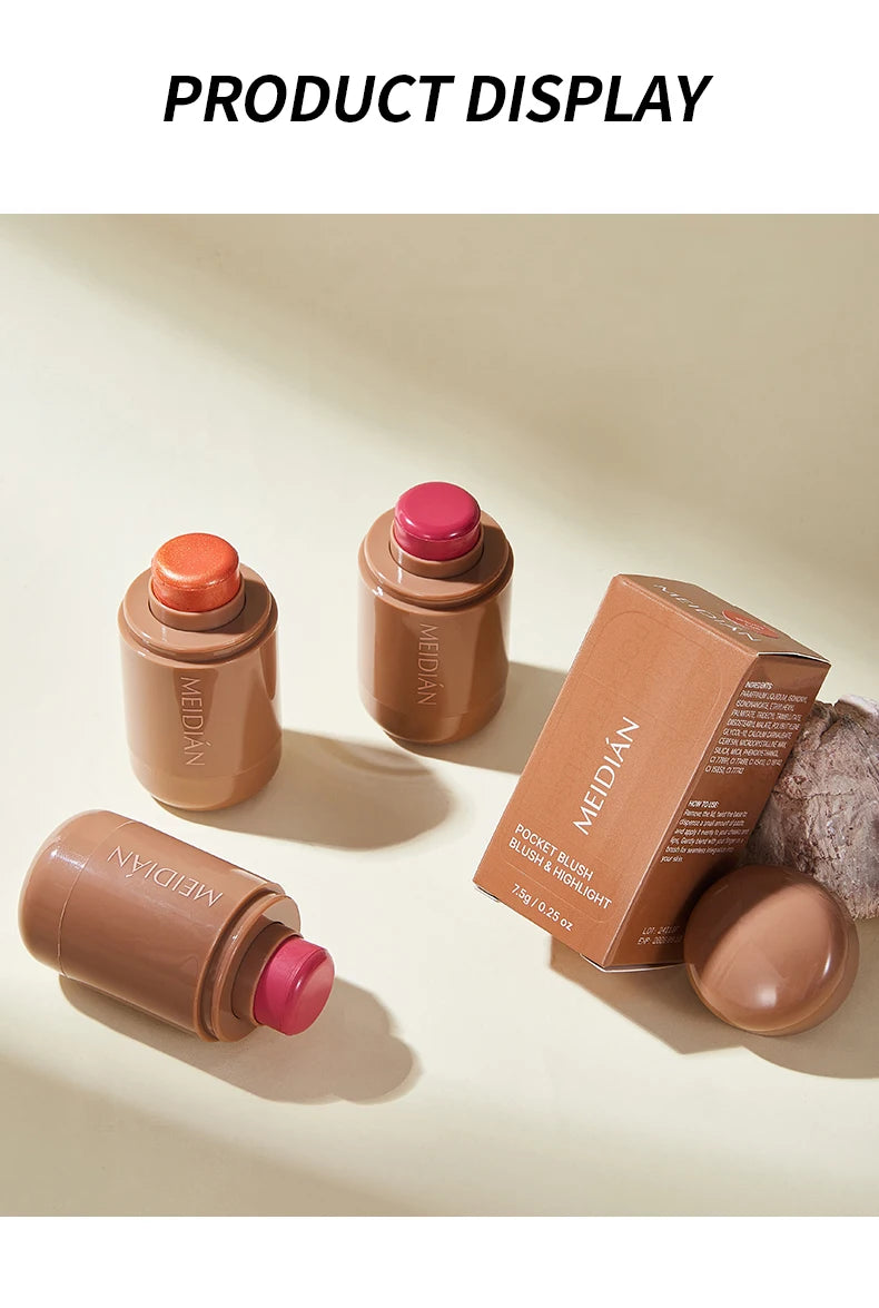 3-in-1 Hydrating Makeup Stick for Lips and Cheeks - 23