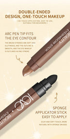 Waterproof Shimmer Eyeshadow Stick for Long-Lasting Eye Makeup