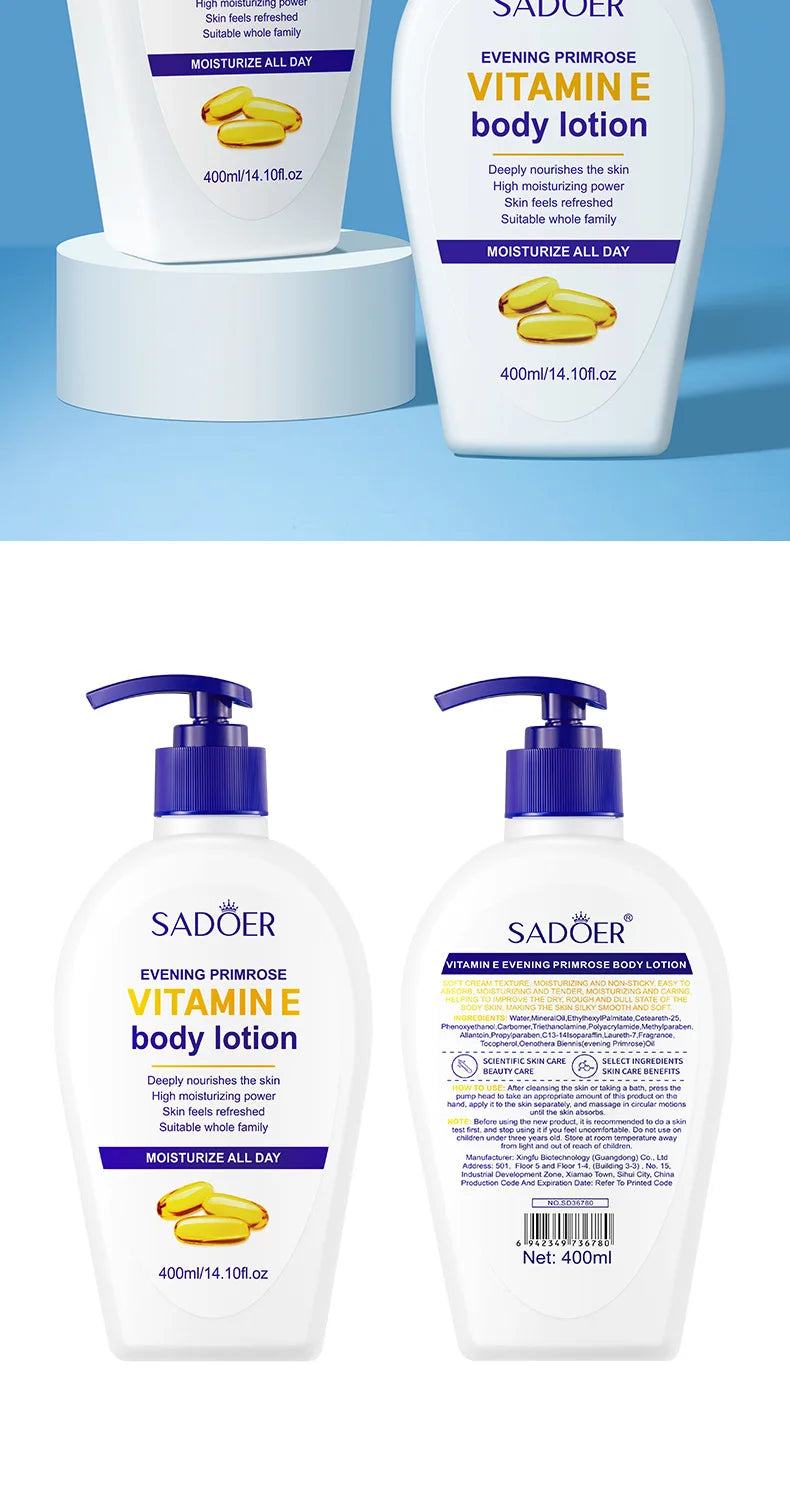 Evening Primrose Vitamin E Moisturizing Body Lotion 400ml