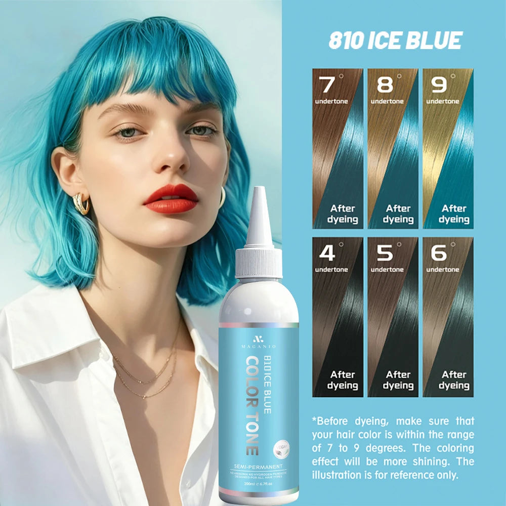 Semi-Permanent Plant-Based Hair Color Dye 200ml