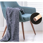 Non-Slip Transparent Chair Leg Floor Protector Pads 16-Piece Set