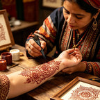 Natural Henna Tattoo Paste for Temporary Body Art