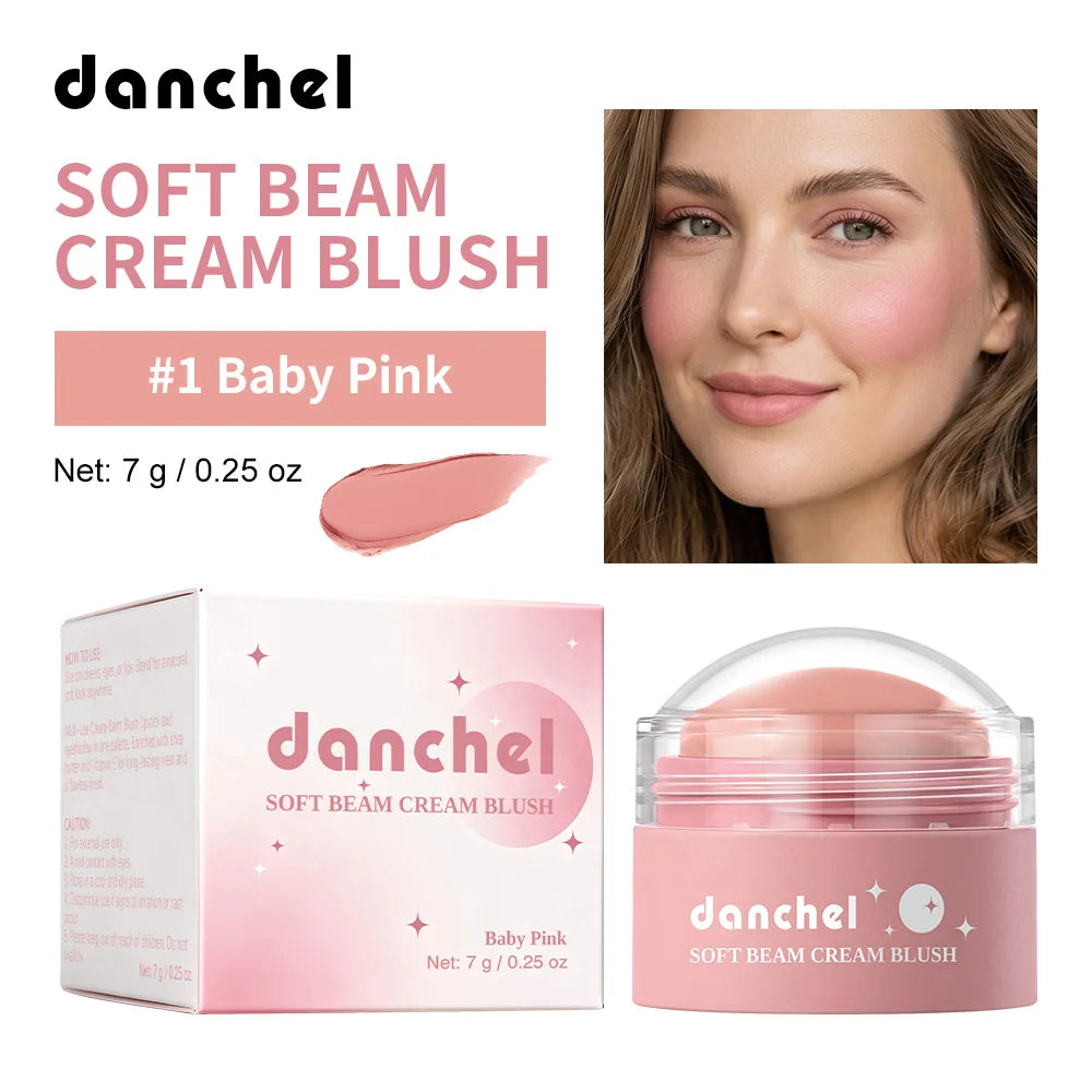 Soft Beam Multi-Use Cream Blush for Cheeks, Lips, and Eyes