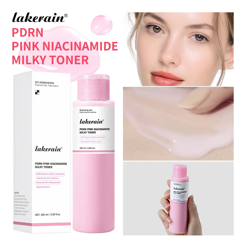 PDRN Niacinamide Milky Facial Toner for Glowing Hydrated Skin