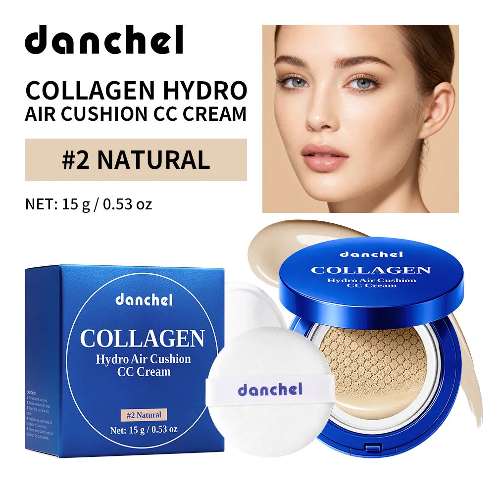 Collagen Hydrating Air Cushion CC Cream for Flawless Dewy Skin