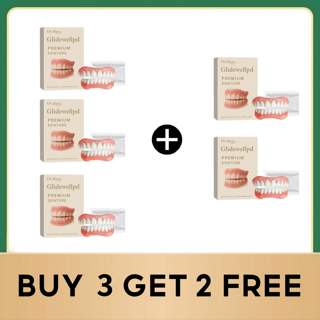 Temporary Silicone Denture Set for Instant Smile Restoration