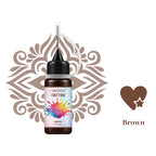 Long-Lasting Temporary Black Henna Tattoo Gel for Body Art