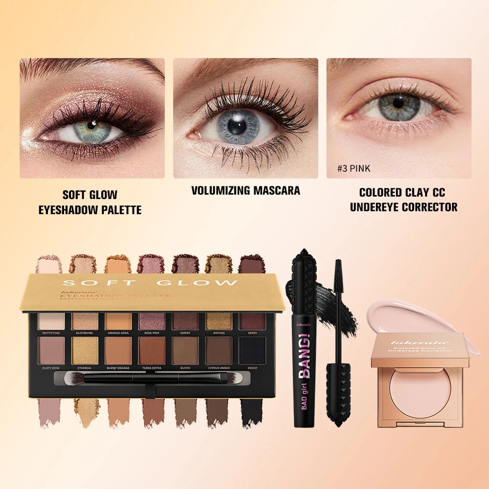 3-Piece Essential Eye Makeup Kit