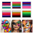 Rainbow Striped Face and Body Paint Palette